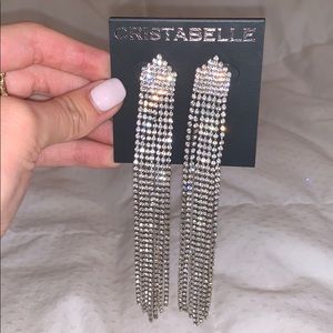 Cristabelle Crystal Dangly Earrings